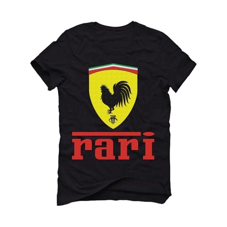 Air Jordan 14 black Ferrari Black T-Shirt (Rari) - illCurrency Sneaker Matching Apparel