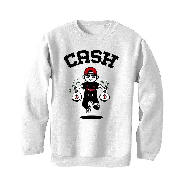The Nike Air Foamposite Pro White/Black/Varsity Red White T-Shirt (Cash ) - illCurrency Sneaker Matching Apparel