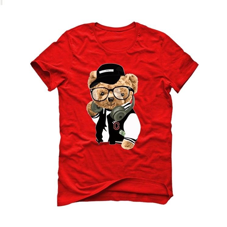 Air Jordan 5 Raging Bull Red T-Shirt (ill C bear) - illCurrency Sneaker Matching Apparel
