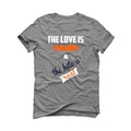 Nike Air Max 2 CB 94 Cool Grey Grey T-Shirt (The love is fake) - illCurrency Sneaker Matching Apparel