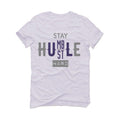 Air Jordan 7 Retro 'Flint' 2021 White T-Shirt (Stay Humble Hustle Hard) - illCurrency Sneaker Matching Apparel