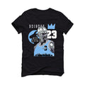Air Jordan 13 “Black UNC” Black T-Shirt (The Goat)