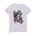 Air Jordan 1 High OG Hand Crafted White T-Shirt (Broken Heart) - illCurrency Sneaker Matching Apparel