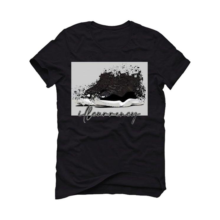 Air Jordan 11 "Jubilee" 25th Anniversary Black T-Shirt (Shatterd Kicks) - illCurrency Sneaker Matching Apparel