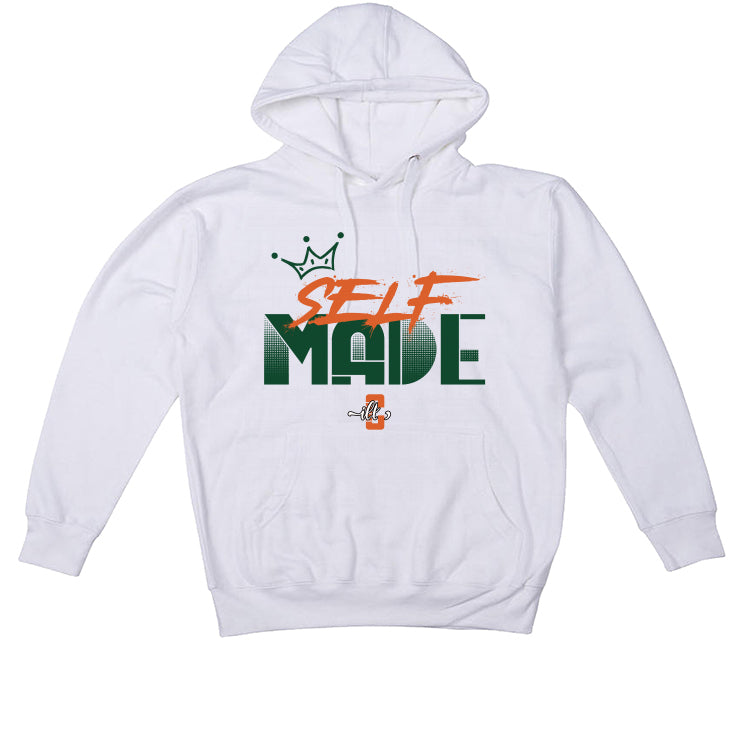 Nike Dunk Low “Miami Hurricanes” White T-Shirt (Self Made)