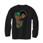 Air Jordan 1 High OG “Lucky Green” | illcurrency Black T-Shirt (BOO)