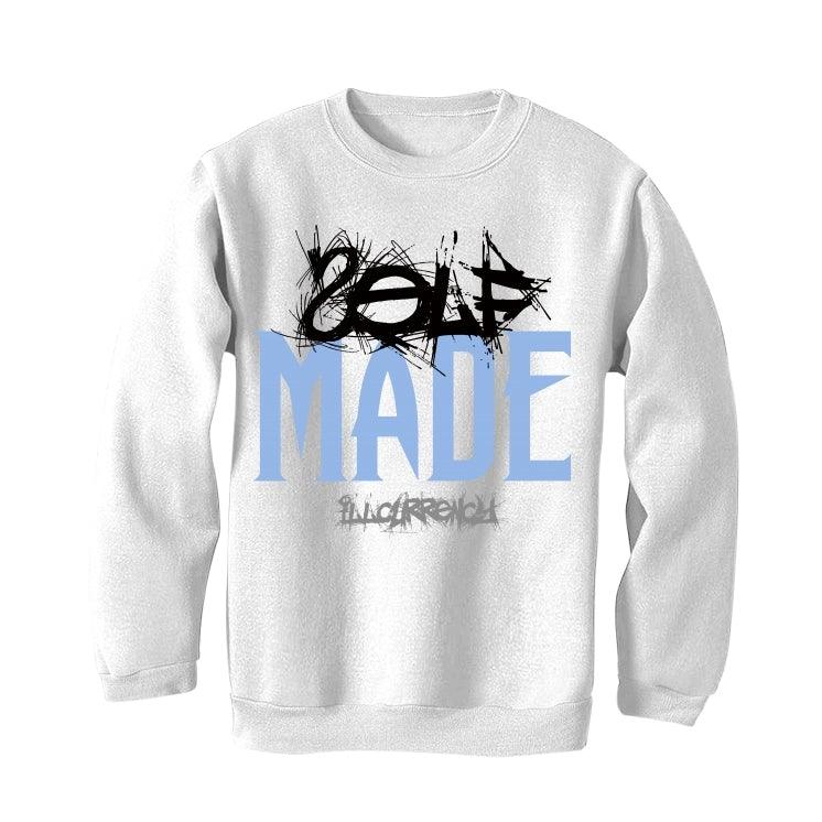 Air Jordan 4 UNC White T-Shirt (Self Made) - illCurrency Sneaker Matching Apparel
