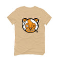 Air Jordan 1 Low OG CNY Chinese New Year 2022 Tan T-Shirt (ripped stitched ted) - illCurrency Sneaker Matching Apparel