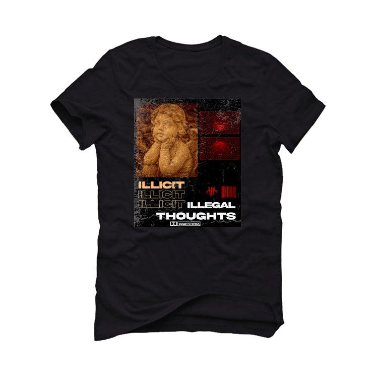 AIR JORDAN 6 (Rui Hachimura) Black T-Shirt (ILLICIT THOUGHTS) - illCurrency Sneaker Matching Apparel
