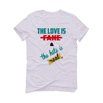 Nike Air Griffey Max 1 “Swingman” White T-Shirt (The love is fake) - illCurrency Sneaker Matching Apparel