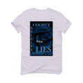 Air Jordan 13 “Obsidian” 2021 White T-Shirt (I DON'T BELIEVE YOUR LIES) - illCurrency Sneaker Matching Apparel