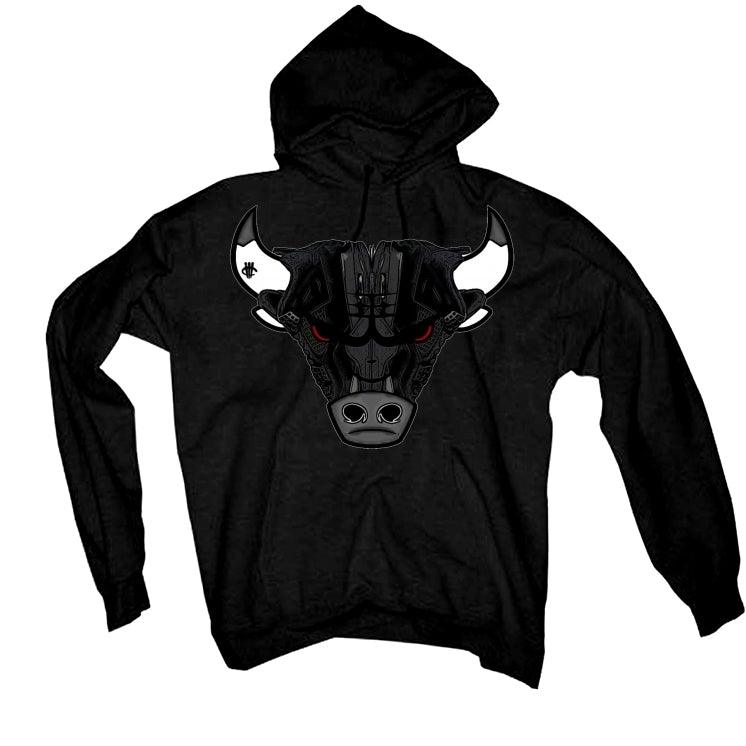 Air Jordan 4 Black Cat "2020" Black T-Shirt (Bulls head kicks) - illCurrency Sneaker Matching Apparel