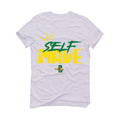 Nike Dunk Low “Reverse Brazil” White T-Shirt (Self Made)