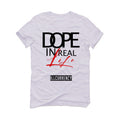 Supreme x Nike SB Dunk High “By Any Means” Black and White White T-Shirt (DOPE)
