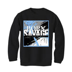 Air Jordan 5 “UNC” Black T-Shirt (SAVAGE)
