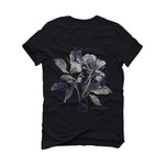 Air Jordan 11 WMNS “Midnight Navy" Black T-Shirt (Roses)