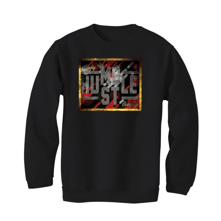 Air Jordan 13 Flint Red 2021 Black T-Shirt (ALWAYS HUSTLE) - illCurrency Sneaker Matching Apparel