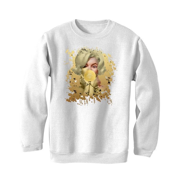 Air Jordan 13 GS “Gold Glitter” 2020 White T-Shirt (BUBBLE GUM) - illCurrency Sneaker Matching Apparel