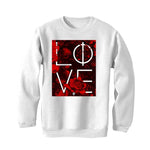 Air Jordan 12 “Twist” 2021 White T-Shirt (Love) - illCurrency Sneaker Matching Apparel