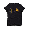 Air Jordan 14 “Light Ginger” Black T-Shirt (Stay Humble)