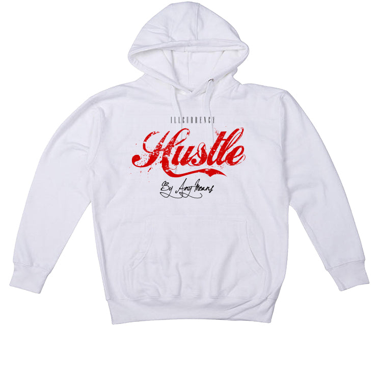 The Air Jordan 6 “Red Oreo” | ILLCURRENCY White T-Shirt (Hustle By Any Means)