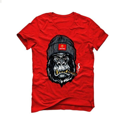 Air Jordan 4 SE FIBA Red T-Shirt (Gorilla)