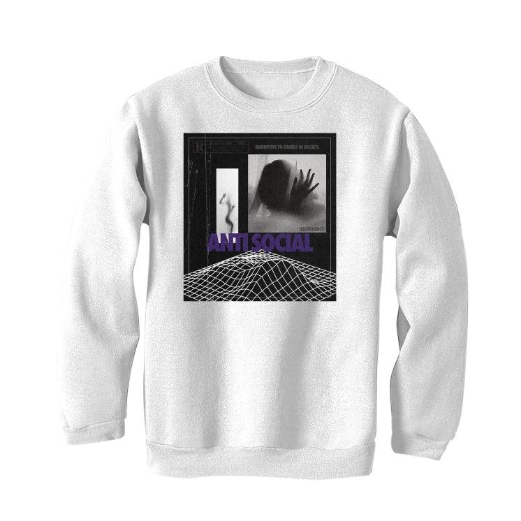 Air Jordan 13 “Court Purple” White T-Shirt (ANTI SOCIAL) - illCurrency Sneaker Matching Apparel