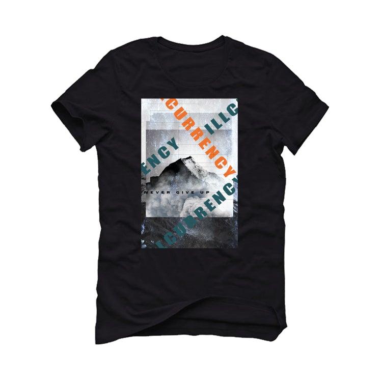 adidas Yeezy Boost 700 “Wash Orange” Black T-Shirt (NEVER GIVE UP) - illCurrency Sneaker Matching Apparel