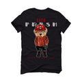 Air Jordan 4 “Red Thunder” Black T-Shirt (Stay Fresh Down to My kicks) - illCurrency Sneaker Matching Apparel