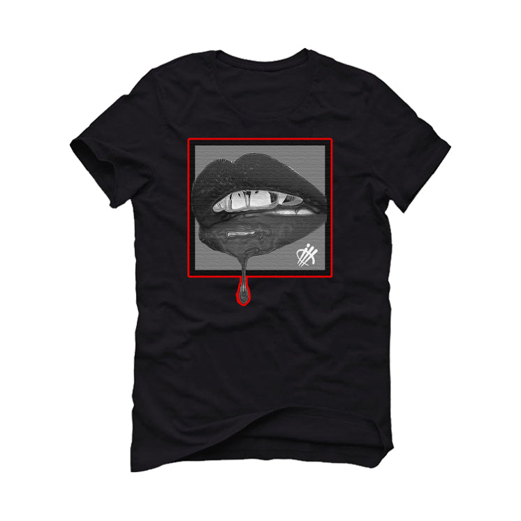 Air Jordan 4 “Black Canvas”| ILLCURRENCY Black T-Shirt (LIPSTICK)