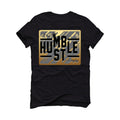 Air Jordan 12 “Black Taxi” Black T-Shirt (HUSTLE EVERYDAY)