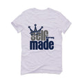 Jordan 1 Retro High COJP Midnight Navy White T-Shirt (Self Made illcurrency) - illCurrency Sneaker Matching Apparel