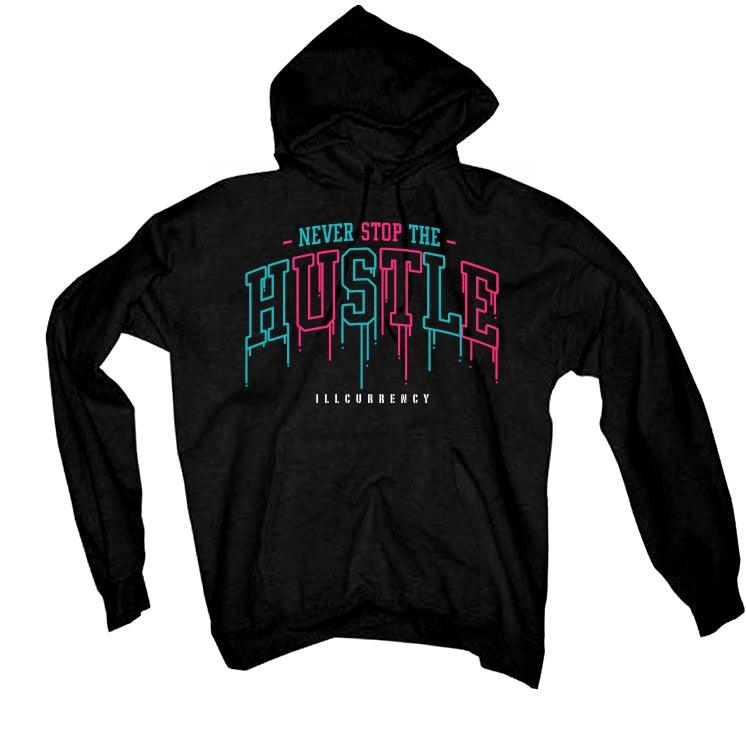 Nike Lebron 8 South Beach 2021 Black T-Shirt (Never Stop) - illCurrency Sneaker Matching Apparel