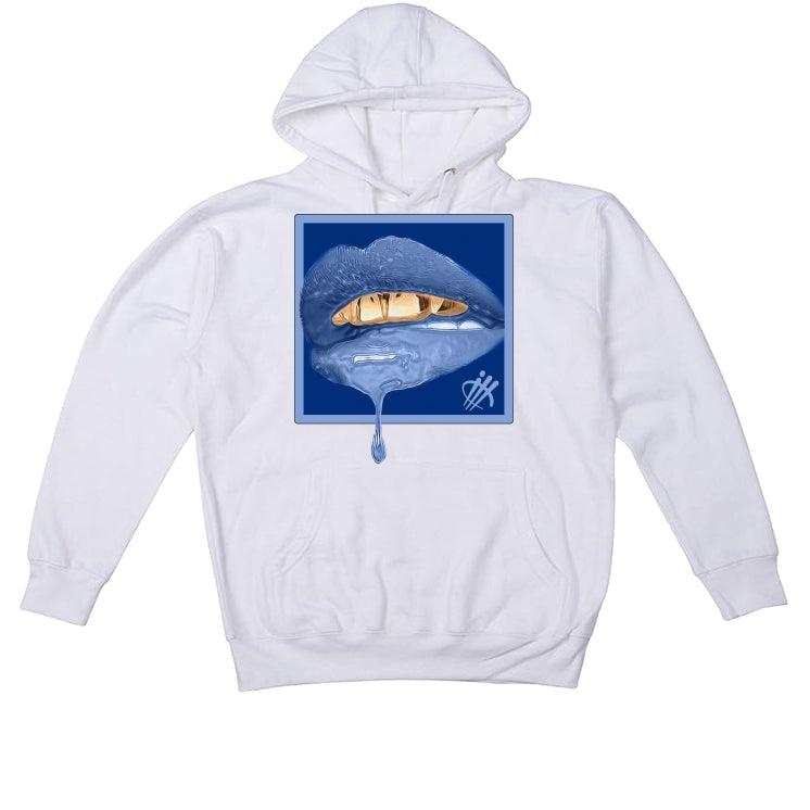 Air Jordan 5 “Stealth 2.0” Hyper Royal White T-Shirt (lipstick) - illCurrency Sneaker Matching Apparel