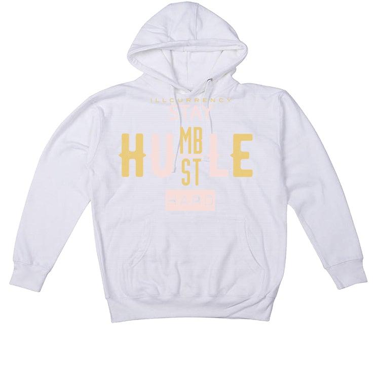 Air Jordan 6 WMNS Gold Hoops White T-Shirt (Stay Humble Hustle Hard) - illCurrency Sneaker Matching Apparel