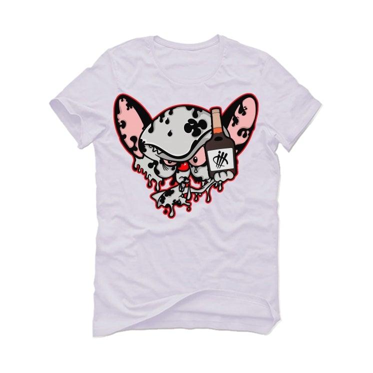 Air Jordan 4 “Metallic Pack” Reds 2020 White T-Shirt (HENNY BRAIN) - illCurrency Sneaker Matching Apparel