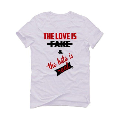 Air Jordan 12 “Twist” 2021 White T-Shirt (The love is fake)