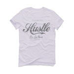 Air Jordan 12 “Stealth” | illCurrency White T-Shirt (Hustle By Any Means)