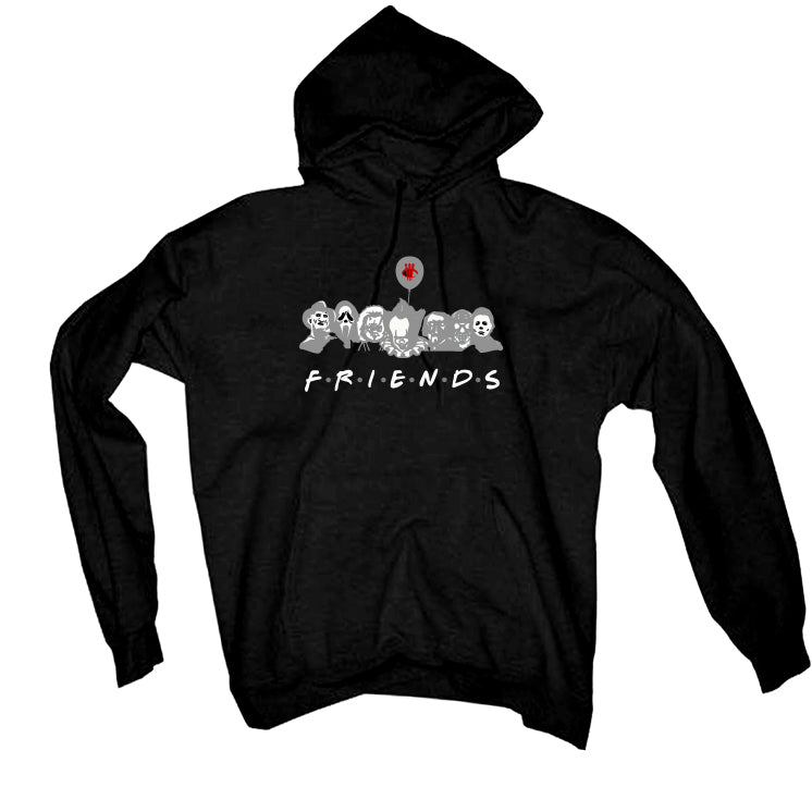 Air Jordan 9 “Particle Grey” Black T-Shirt (F R I E N D S)