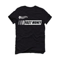 Air Jordan 1 Retro High '85 OG 'Black White' - Black T-Shirt (Fast Money)