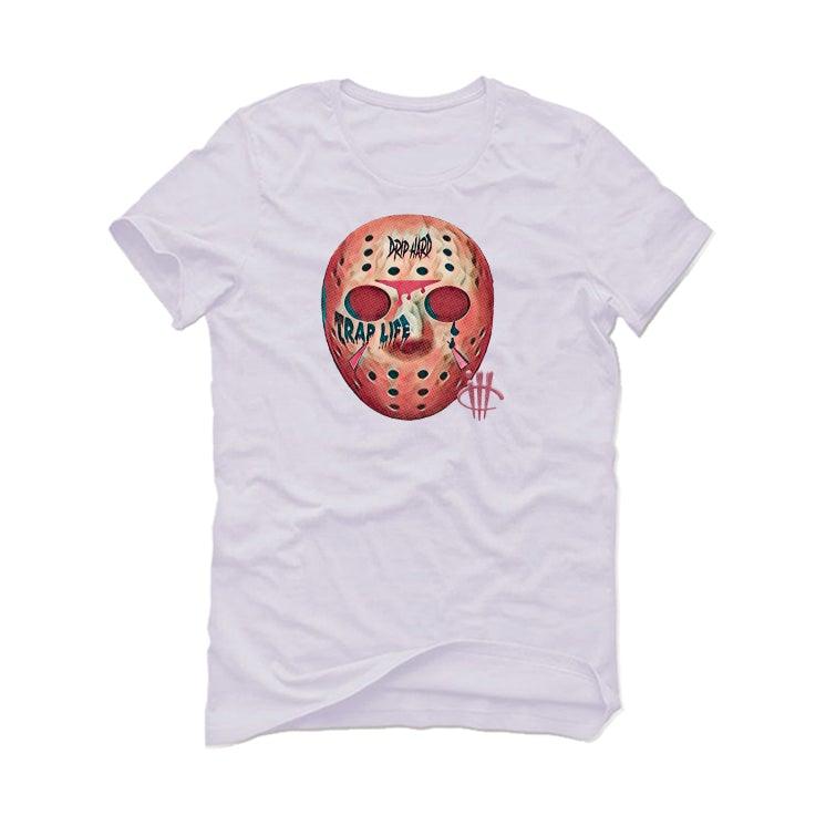 Air Jordan 3 “Rust Pink” 2021 White T-Shirt (HOCKEY MASK) - illCurrency Sneaker Matching Apparel