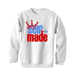 Reebok Question Mid (blue\white) White T-Shirt (Self made) - illCurrency Sneaker Matching Apparel