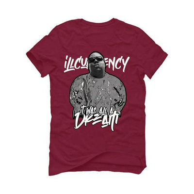 Air Jordan 1 High “Bordeaux” 2021 Maroon T-Shirt (Was all a dream)