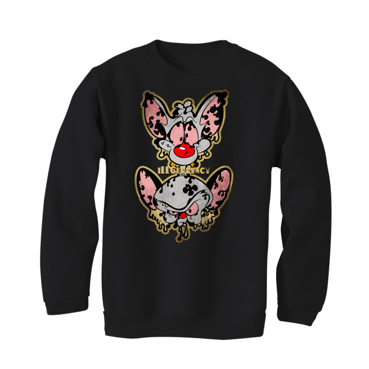 Air Jordan 12 “Black Taxi” Black T-Shirt (BRAIN AND THE PINK)