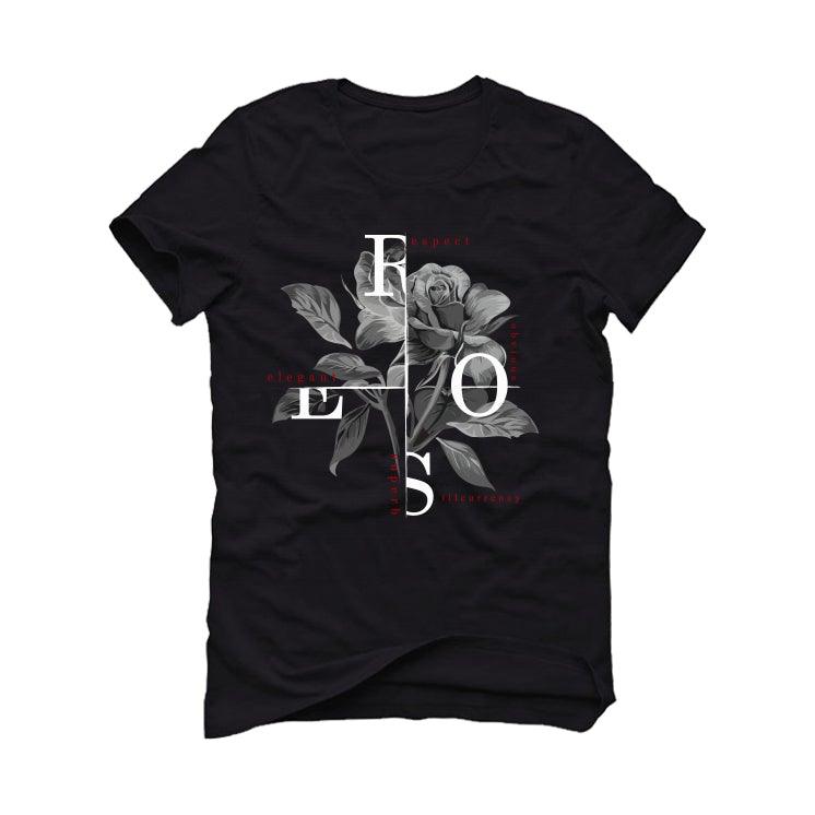 Nike Dunk High Panda "2021" Black T-Shirt (Roses) - illCurrency Sneaker Matching Apparel
