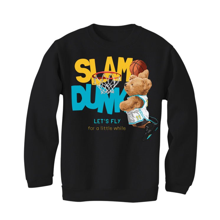 Air Jordan 5 Aqua - Black T-Shirt (slam dunk)