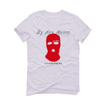 Air Jordan 5 OG Fire Red Silver Tongue 2020 White T-Shirt (By any means) - illCurrency Sneaker Matching Apparel