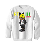Jordan 13 Playoffs White T-Shirt (Stay ill Bear)