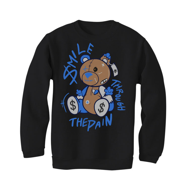 Air Jordan 1 High OG True Blue - Black T-Shirt (SMILE)
