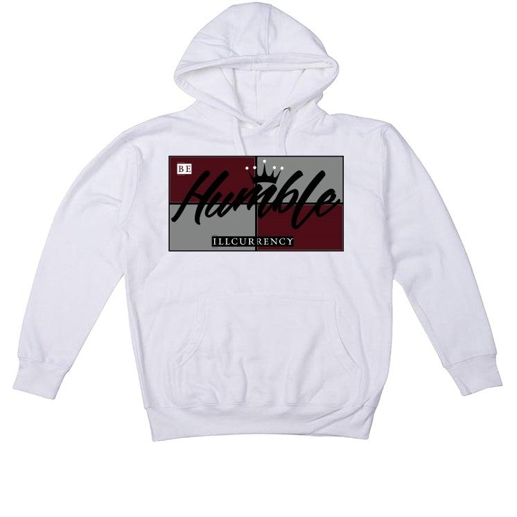 Air Jordan 8 WMNS Burgundy White T-Shirt (Be Humble) - illCurrency Sneaker Matching Apparel